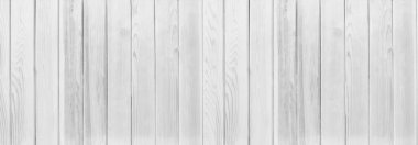 Panorama Beyaz ahşap dokular arka plan, iç tasarım için duvarlar.