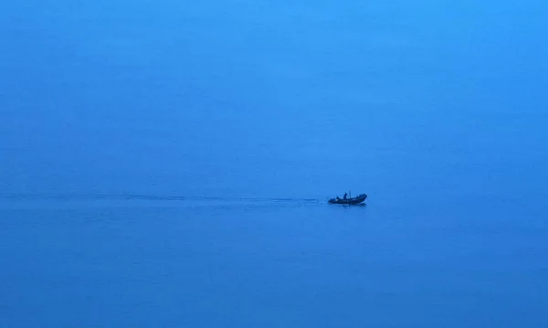 Helyi Halászhajók Kis Hajók Futottak Tengerben — Stock Fotó