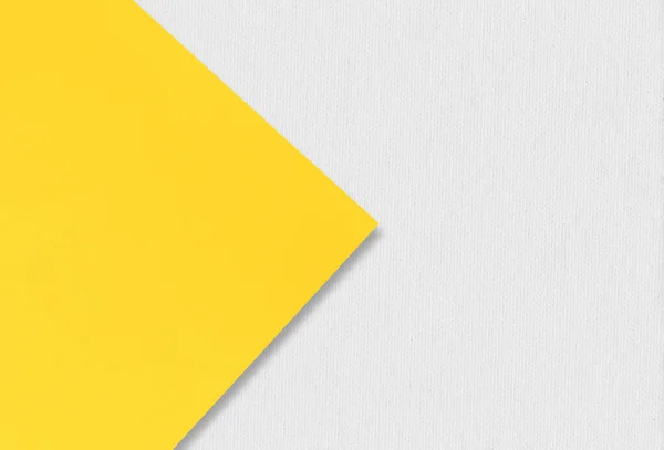 Gelbes Papier Wird Auf Das Graue Papier Für Die Gestaltung — Stockfoto