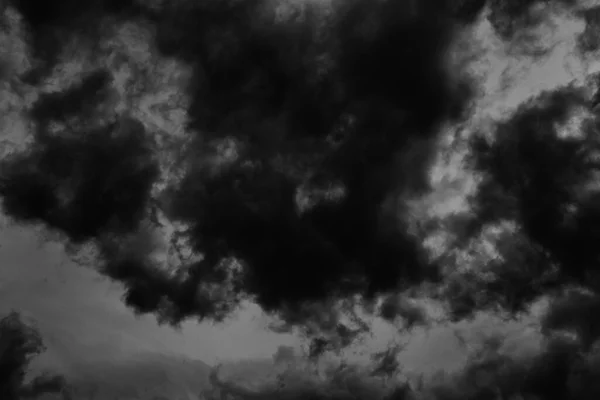 Himmel Mörker Och Regn Moln Mulen Himmel Bakgrund Mörka Moln — Stockfoto