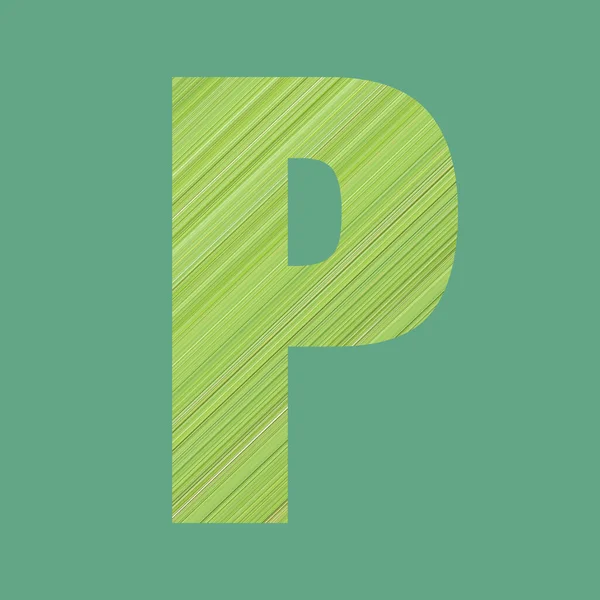 Şinizde Tasarım Için Pastel Yeşil Arkaplan Üzerinde Yeşil Desenli Harfi — Stok fotoğraf