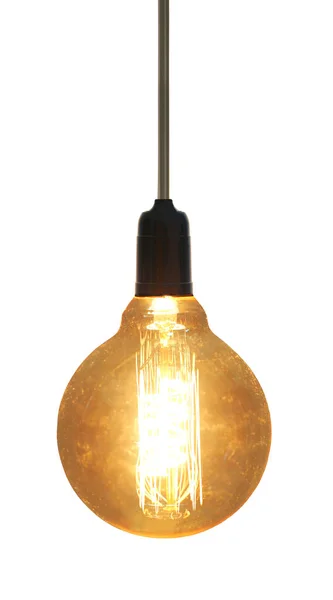 Vintage Lamp Geïsoleerd Witte Achtergrond Hebben Clipping Paden Functie Voor — Stockfoto