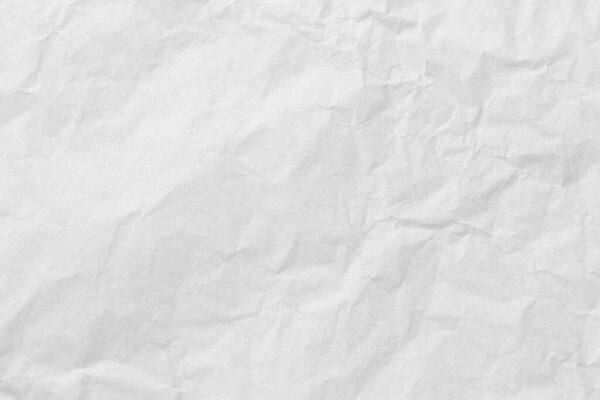 White wrinkled art paper background for design your texture concept.