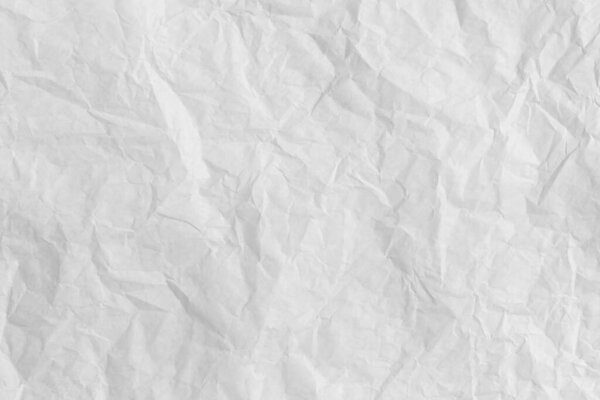 White wrinkled art paper background for design your texture concept.