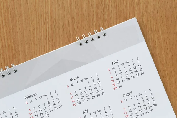 Sfondo Del Calendario Hanno Spazio Copia Progettazione Presentazione — Foto Stock