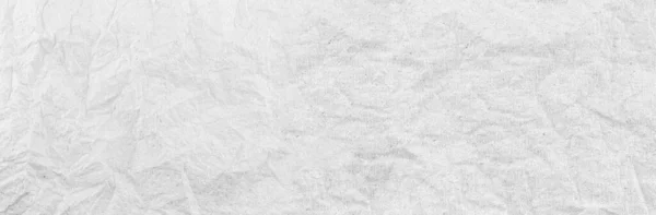 Панорамний Білий Папір Зморшкував Текстурний Фон Дизайну Вашій Роботі — стокове фото