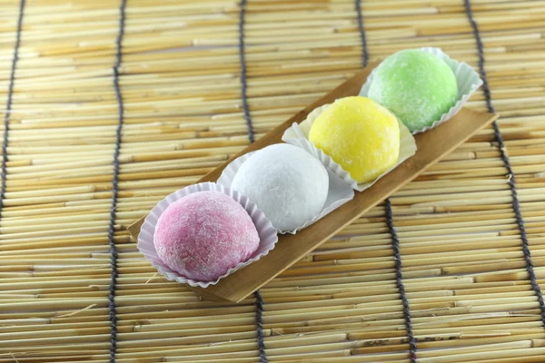 Japanese desserts made of sticky rice. — Stock Photo, Image