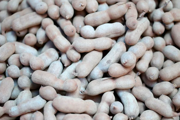 Färska tamarind frukt. — Stockfoto