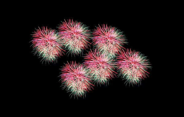 Fuegos artificiales coloridos . — Foto de Stock