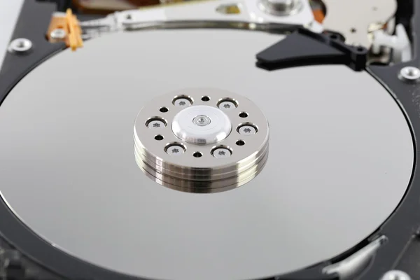 Black Hard disk in macro style. — Stock Photo, Image