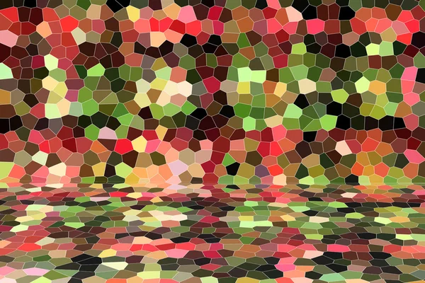 Fargerik mønster av geometrisk bakgrunn . – stockfoto