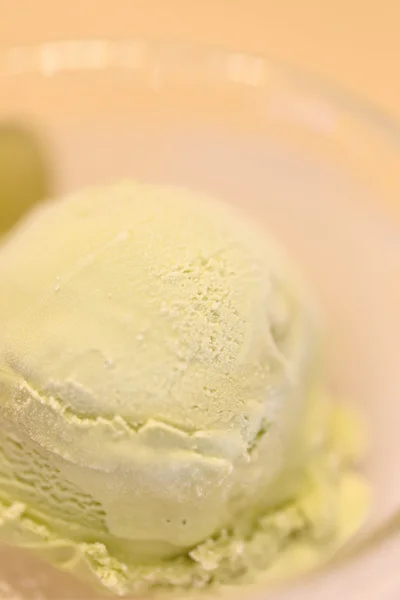 Zielona herbata ice cream. — Zdjęcie stockowe