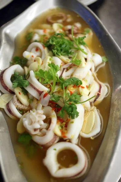 Squid soep. — Stockfoto
