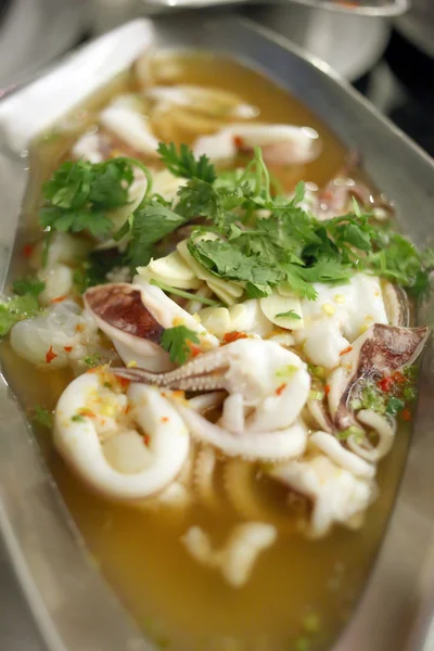 Squid soep. — Stockfoto