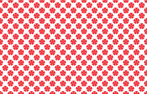 Padrões florais brancos em um fundo vermelho . — Fotografia de Stock