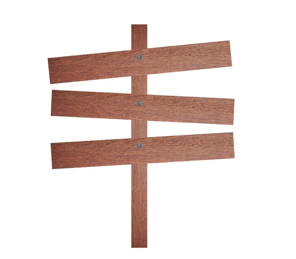 Letrero de madera marrón . —  Fotos de Stock