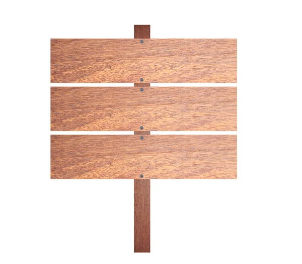 Letrero de madera marrón . —  Fotos de Stock