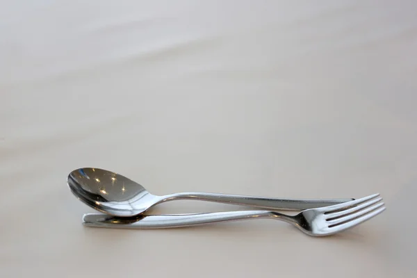 Fork and spoon. — Stock Photo, Image