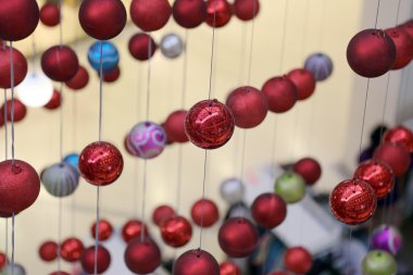 Top yeni yıl süslemeleri.