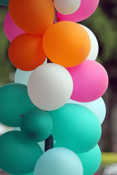 Bunte Luftballons. — Stockfoto