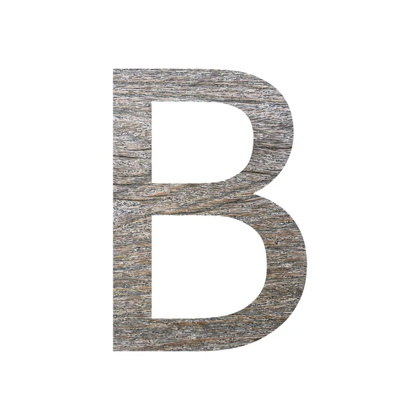 Ξύλινα γραμματοσειρά που απομονώνονται σε λευκό. — Φωτογραφία Αρχείου