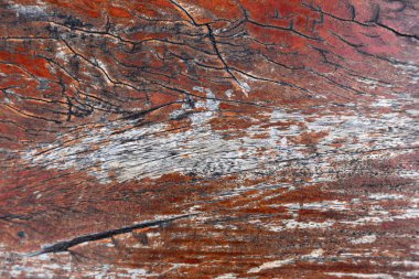 Eski ahşap kalasların dokusu.