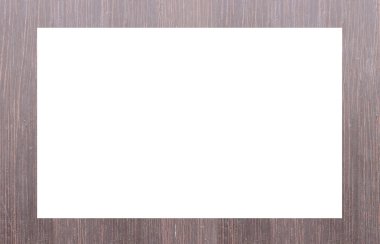 izole eski ahşap çerçeve.