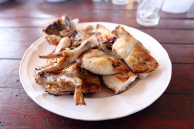 Izgara tavuk, yemek.