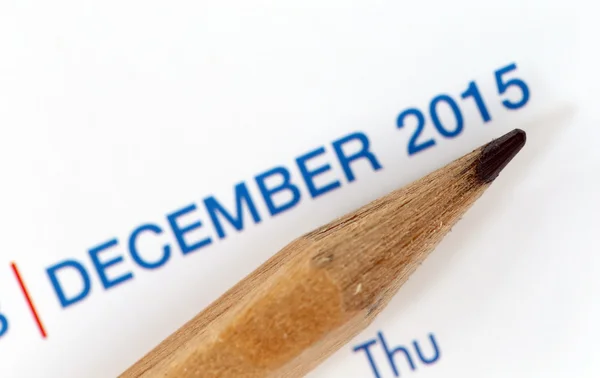 Tip v podobě hrotu tužky do roku 2015 text. — Stock fotografie