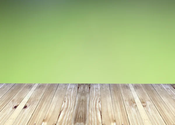 Broad planks and green blur background. — Stock Photo, Image