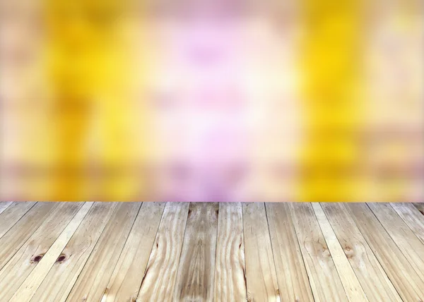 Broad planks and bright colorful blur background. — Stock Photo, Image