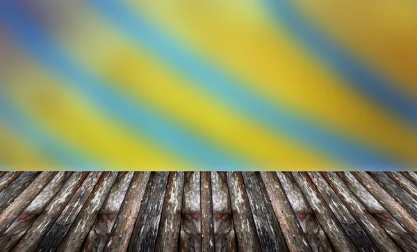 Blur fundal și podea din lemn — Fotografie, imagine de stoc