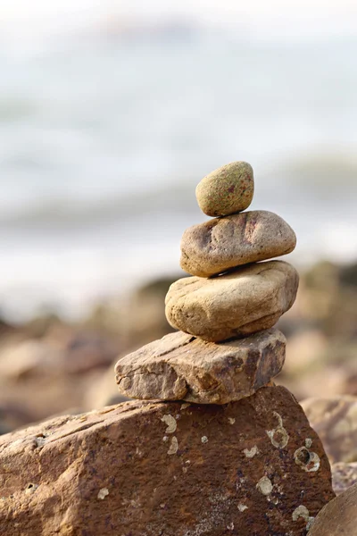 Steinpyramide. — Stockfoto