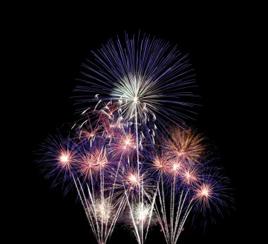 havai fişek veya kestane fişeği mix.