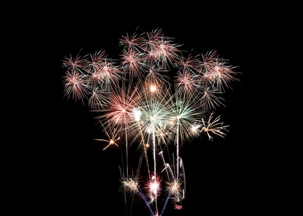 Mélanger feux d'artifice ou pétard . — Photo