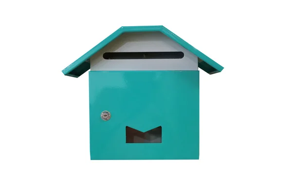 Zöld letterbox. — Stock Fotó