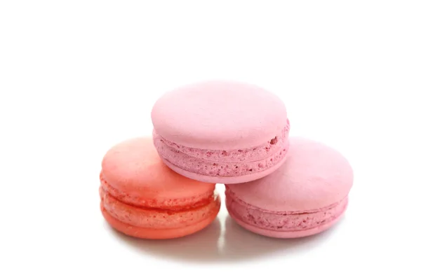 Macaroons on white. — Stock Photo, Image