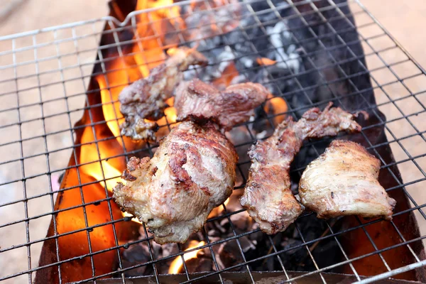 Pork is grilled. — Stock Photo, Image