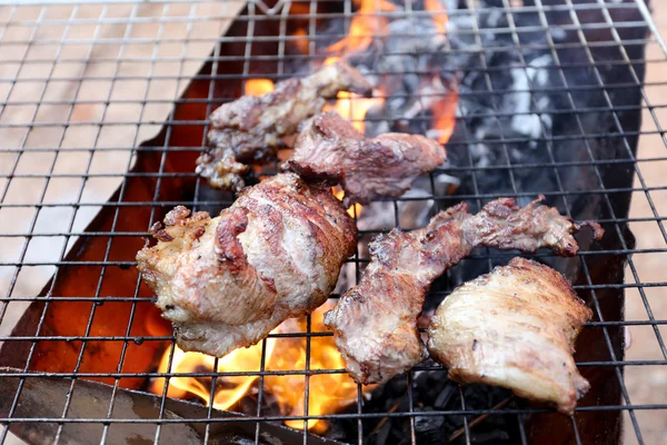 Pork is grilled. — Stock Photo, Image