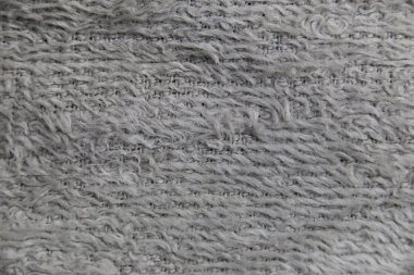 Yüzey makro tarzı kirli havlu.