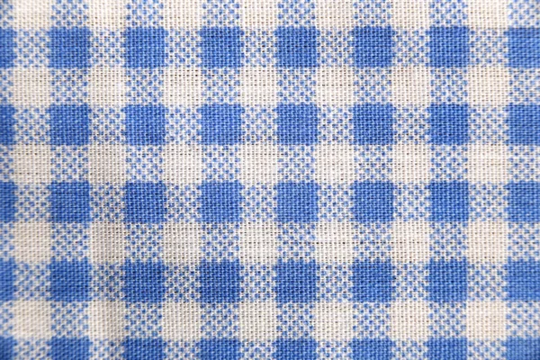 Текстура синя тканина візерунка шотландців . — стокове фото