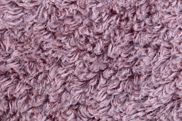 Oppervlak van bruin handdoeken in macro stijl. — Stockfoto