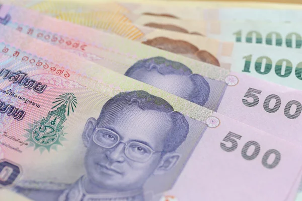 Bankbiljetten van Thailand. — Stockfoto