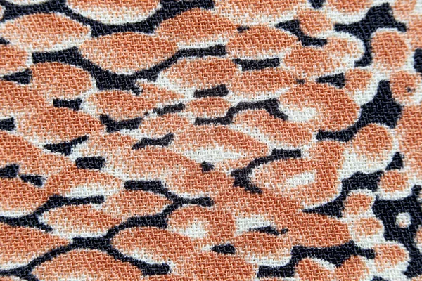 Brown pattern on fabric. — Stock Photo, Image