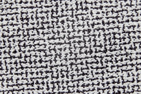 Surface of fabric in black and white color. — Stock Photo, Image