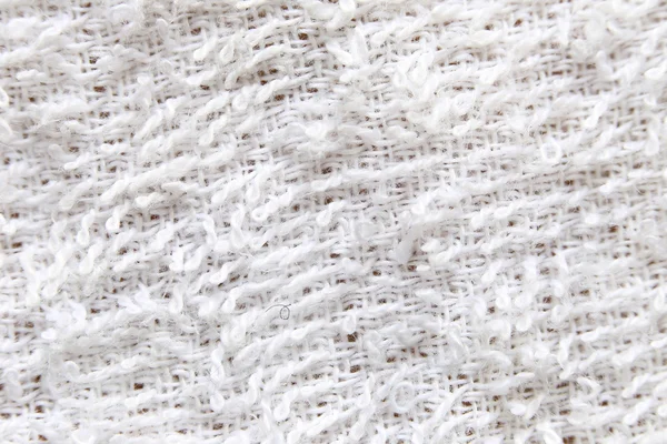 Textura de tecido de fibras brancas . — Fotografia de Stock