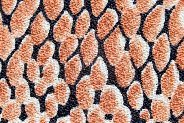 Brown pattern on fabric. — Stock Photo, Image