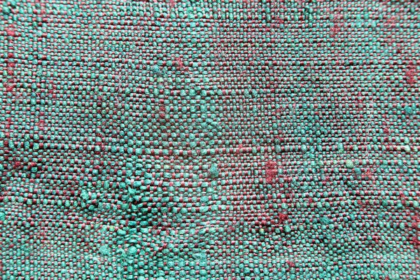 Pattern of green woven fabric colorful. — Stock Photo, Image