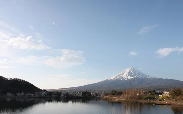 富士山河口湖ビューで. — ストック写真