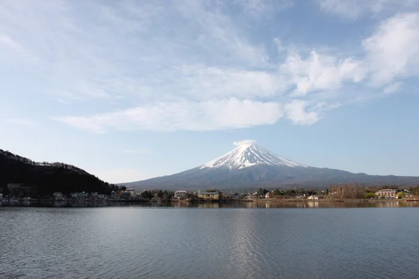 富士山河口湖ビューで. — ストック写真